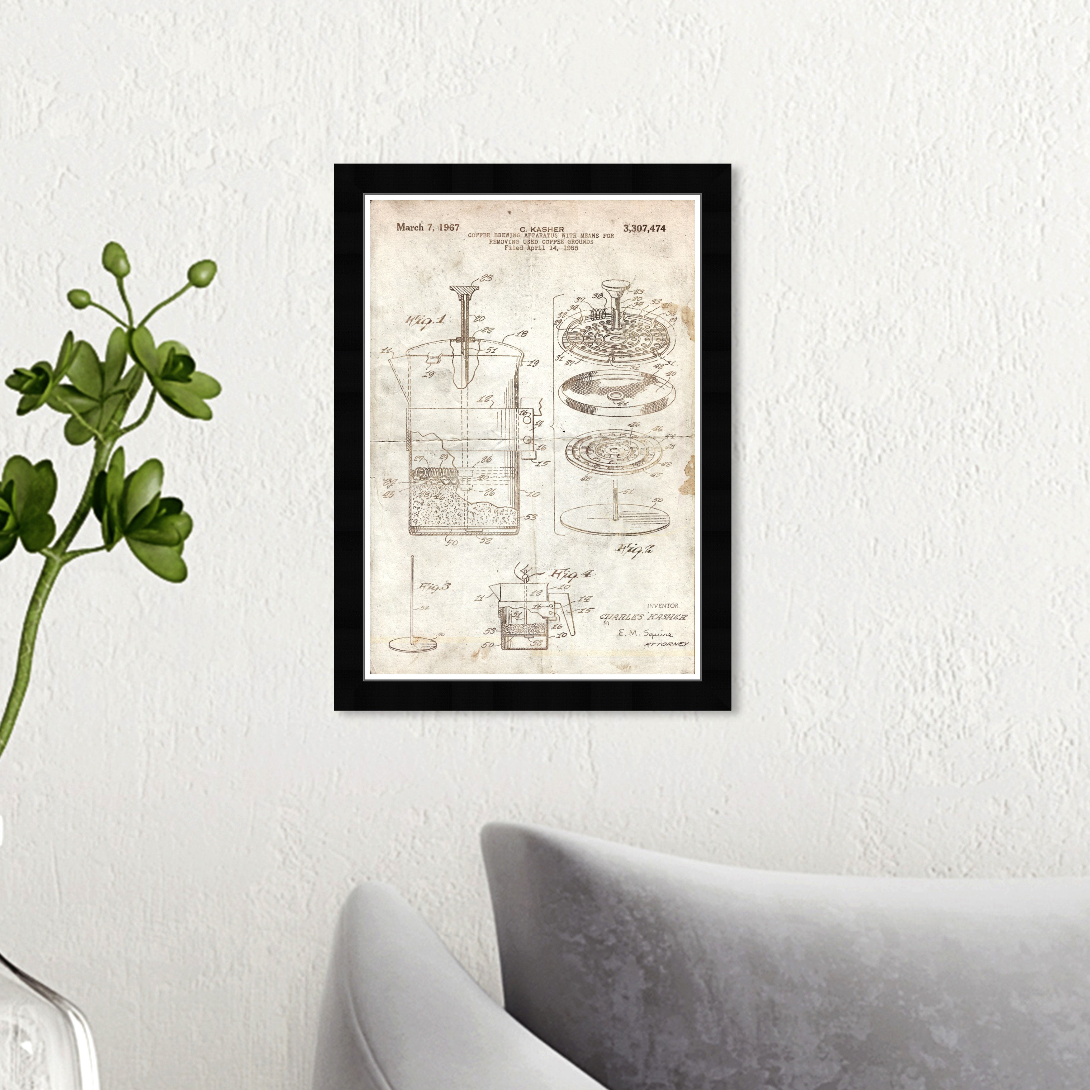 Williston " Coffee Brewing Apparatus 1967 Parchment " Wayfair